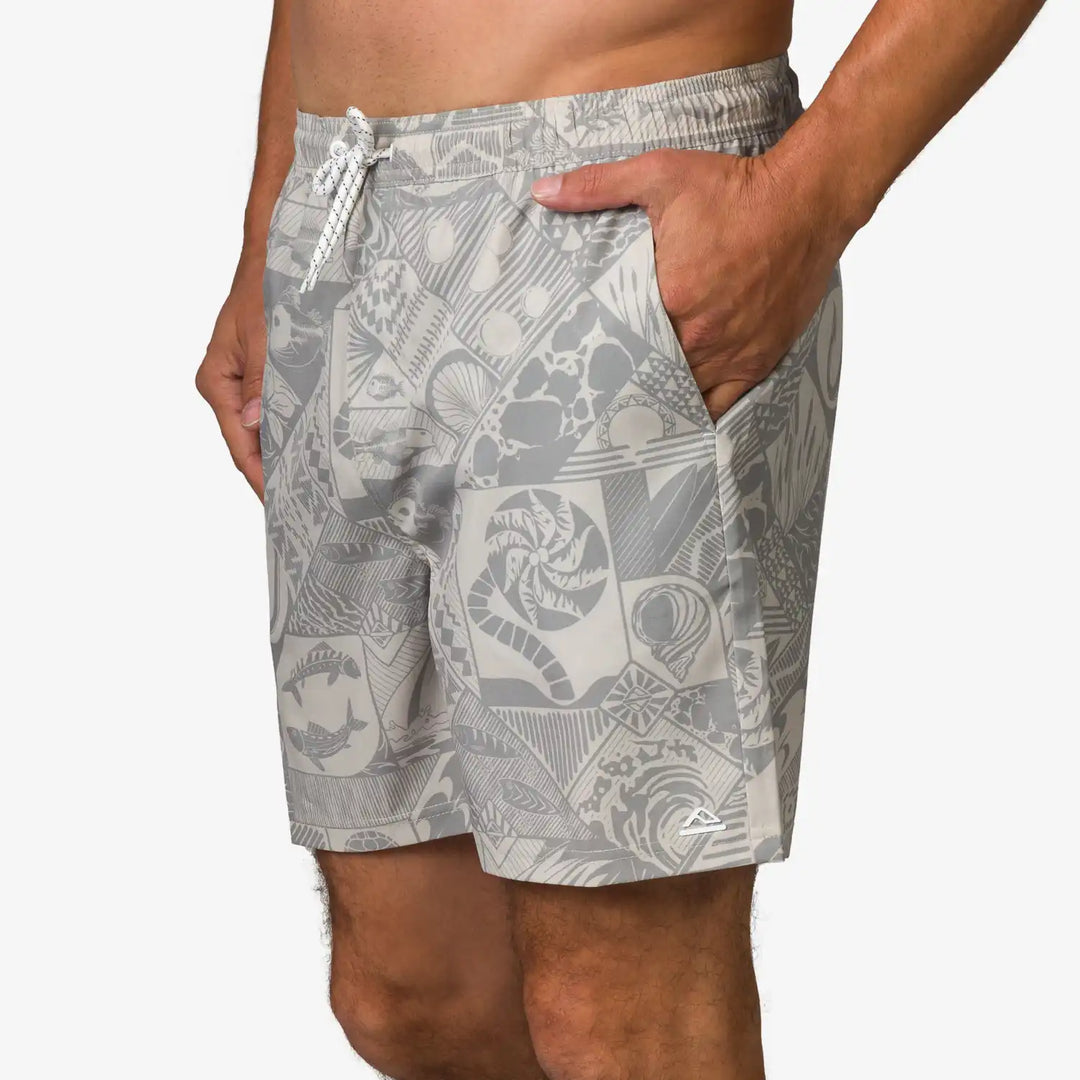 Reef Moore E-waist Swimshort Abbey Stone 1