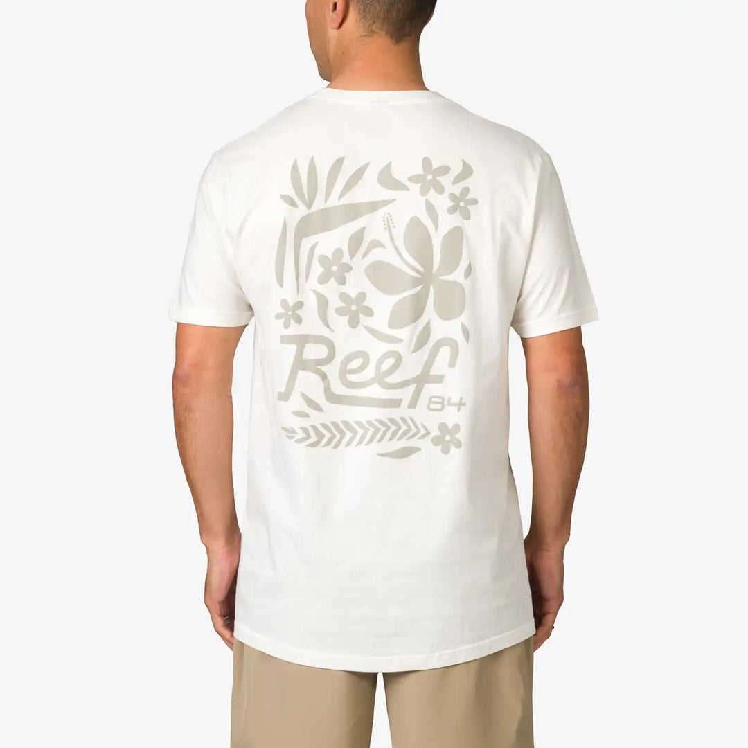 Reef Lush Tee Vintage White 1