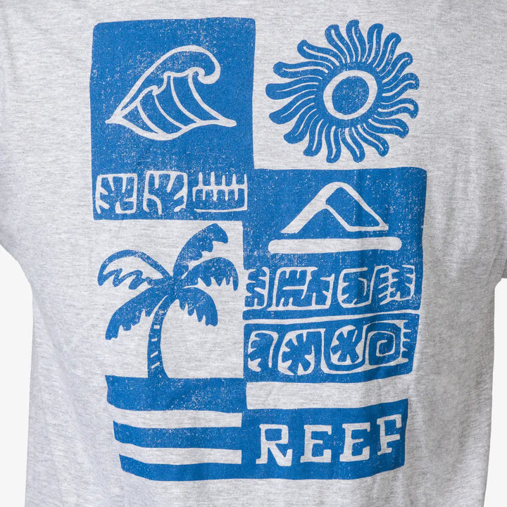 Reef Checker Tee Heather Grey thumbnail 4