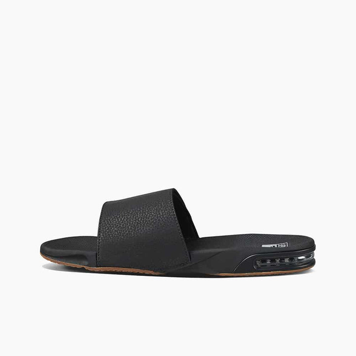 Reef Fanning Slide Black Silver thumbnail 4