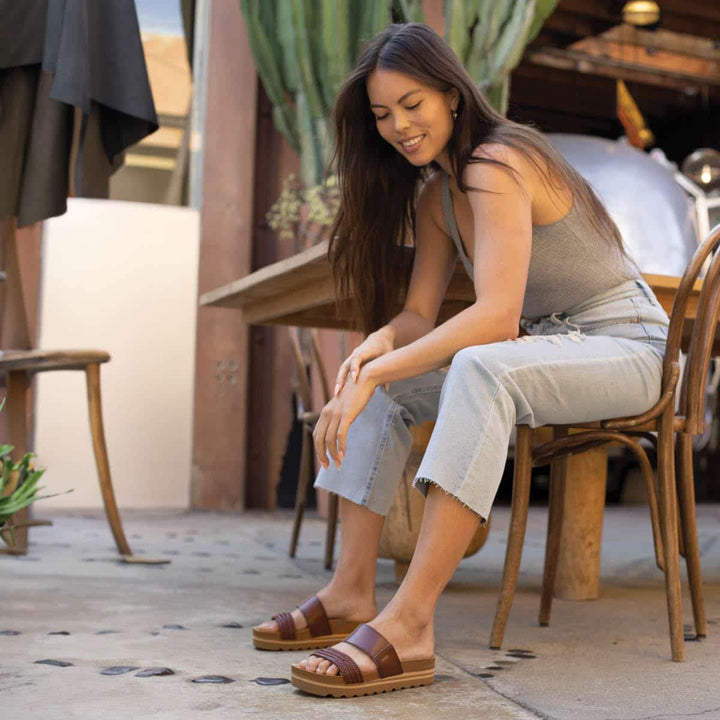 Reef Cushion Vista Hi Chocolate Braid thumbnail 1