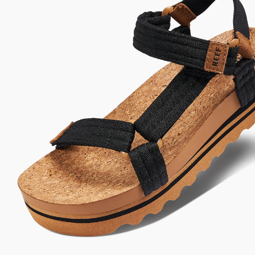 Reef Cushion Rem Hi Black Tan 6
