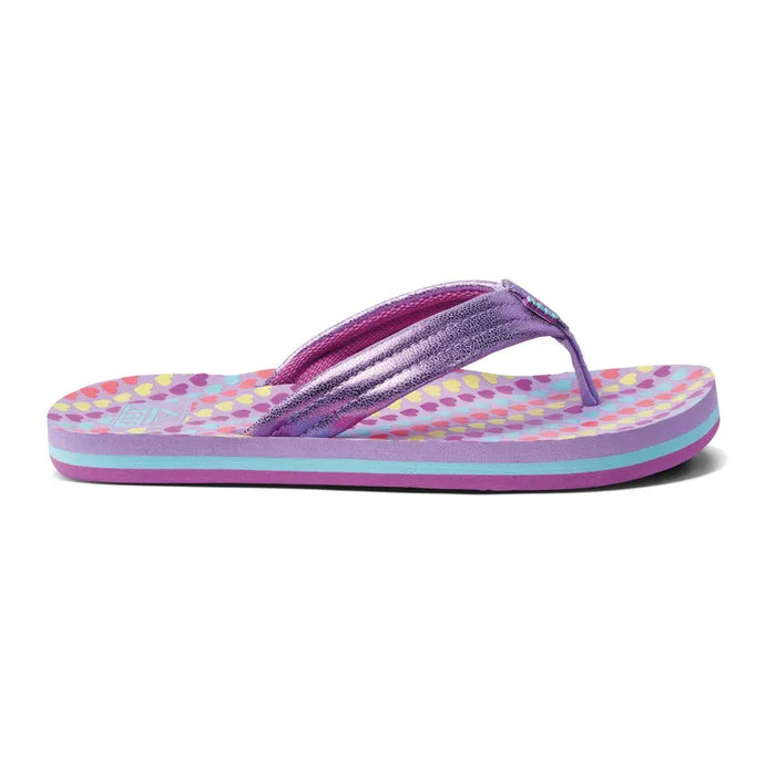 Reef Kids Ahi Lavender Hearts thumbnail 1