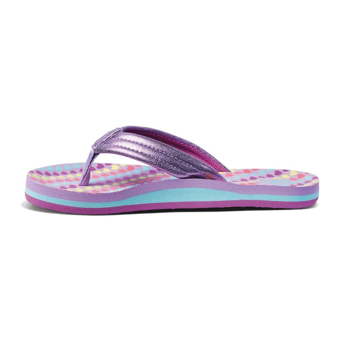 Reef Kids Ahi Lavender Hearts thumbnail 3