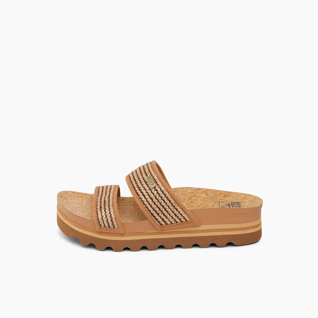 Reef Cushion Vista Hi Chocolate Raffia 3