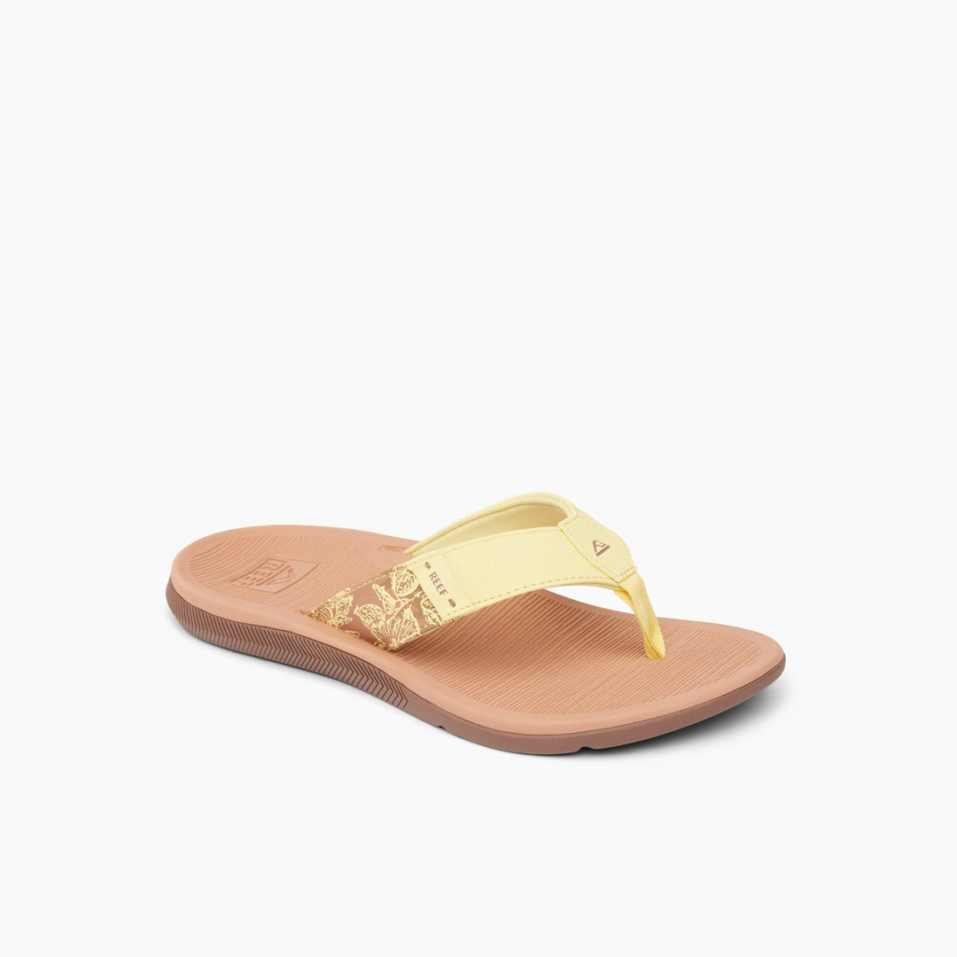 Infradito Uomo Reef Santa ANA - Suola In Gomma Con Supporto Plantare, Cinturino In Pelle Vegana, Comode E Resistenti