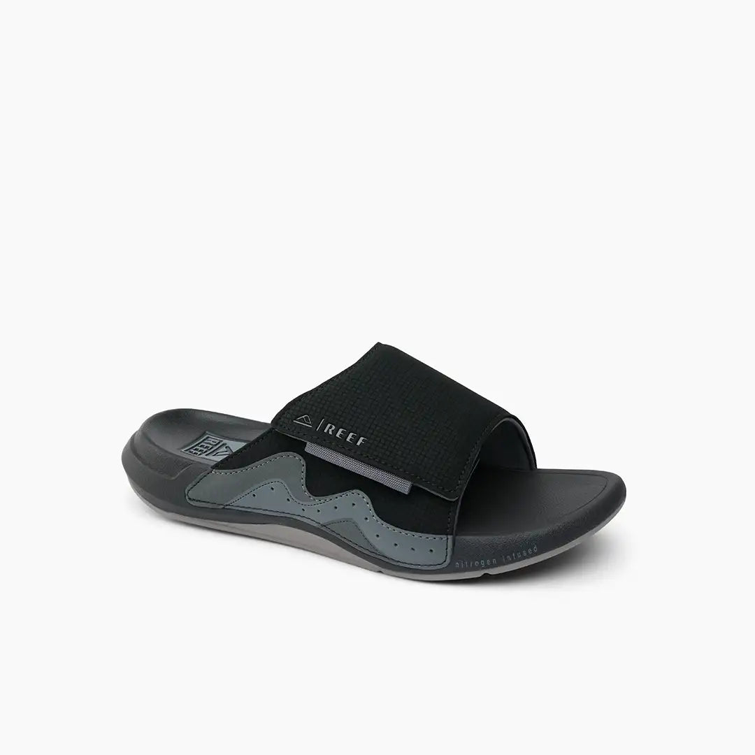 Reef Swell Cruiser Slide Black Grey 2