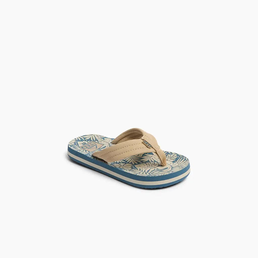 Reef Kids Ahi Zehentrenner Jungen - Leichte Sandalen Für Kinder In Blu Horizon