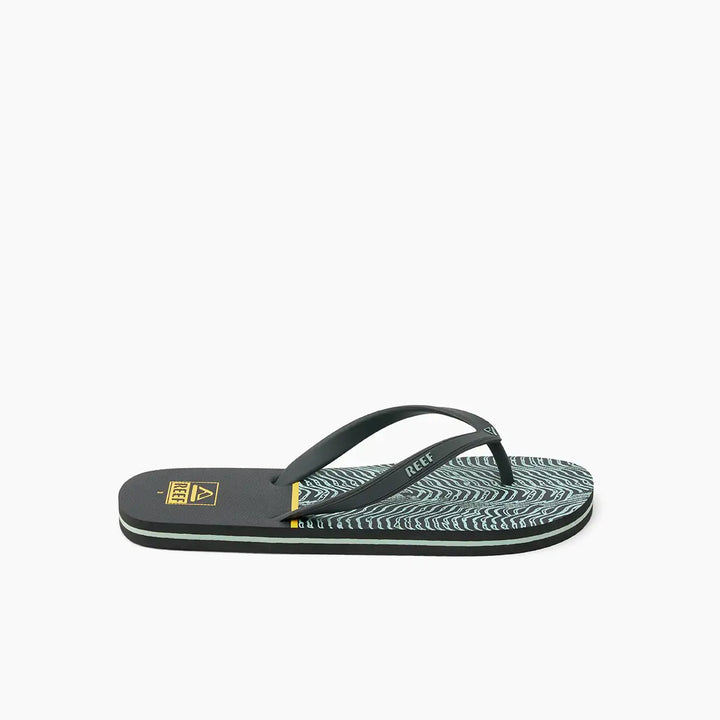 Reef Kids Switchfoot Print Black Yellow Swell thumbnail 1