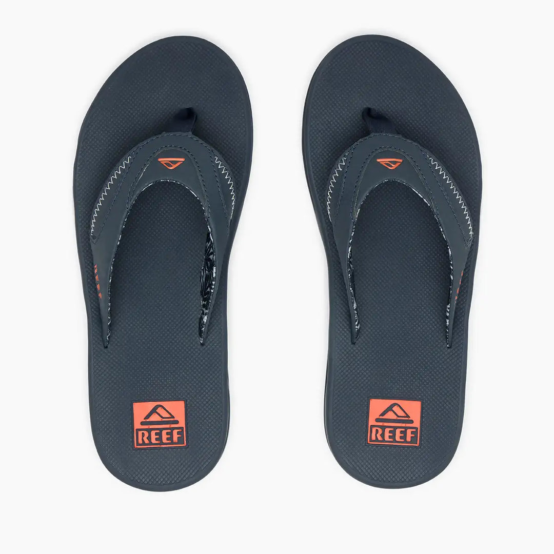 Reef Fanning Navy Orange Tropic 1