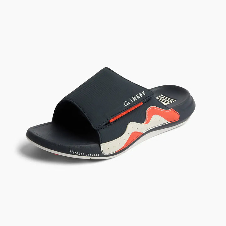 Reef Swell Cruiser Slide Navy White Orange thumbnail 3