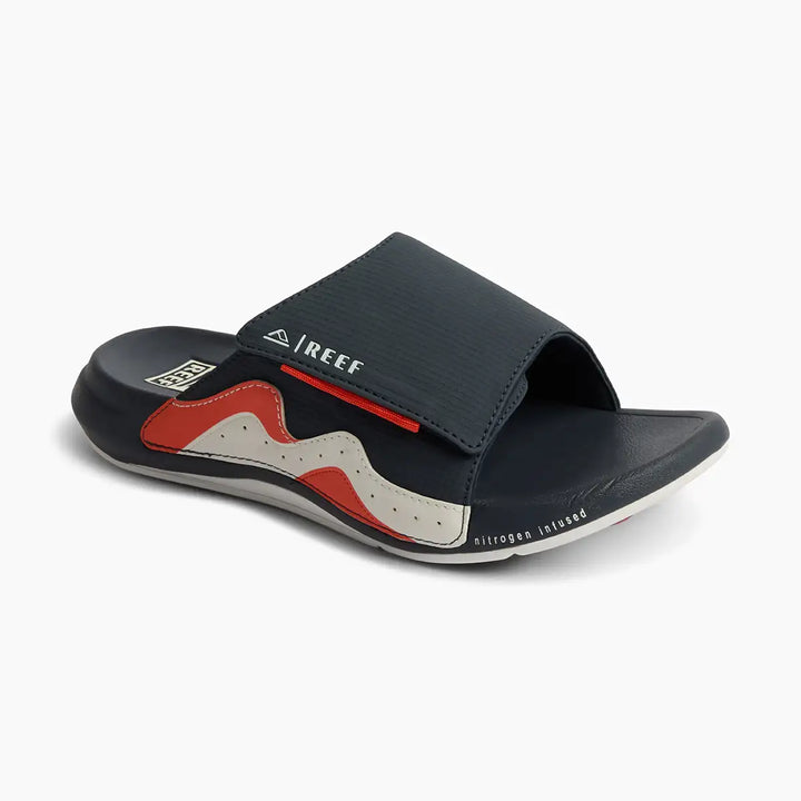 Reef Swell Cruiser Slide Navy White Orange thumbnail 2