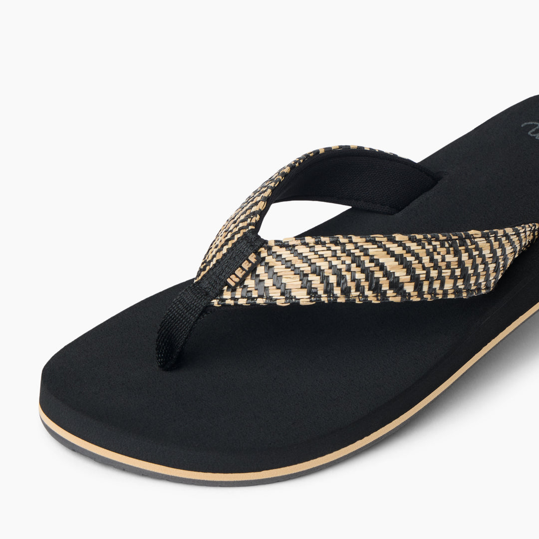 Reef Baja Ashley Black Textile 5