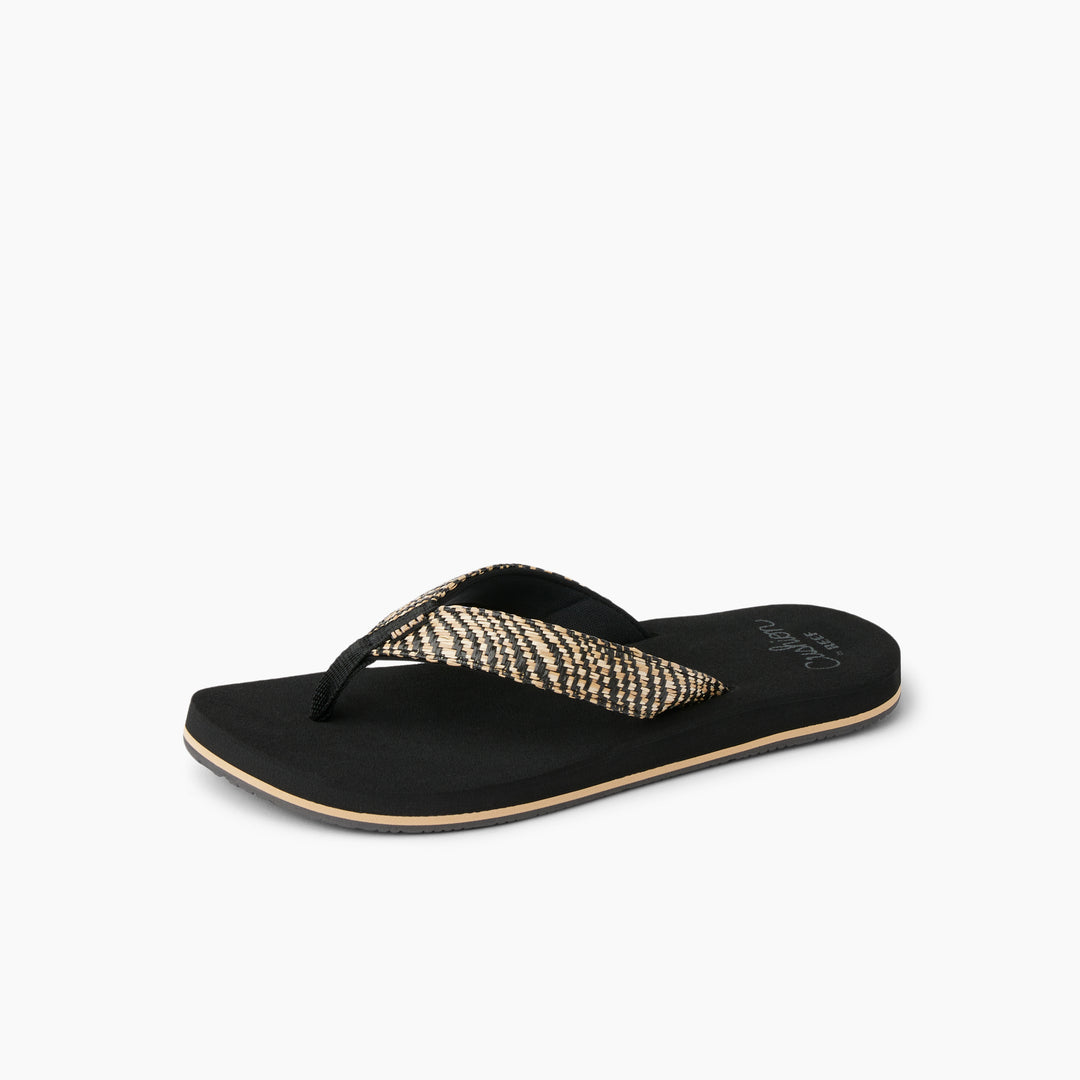 Reef Baja Ashley Black Textile 3