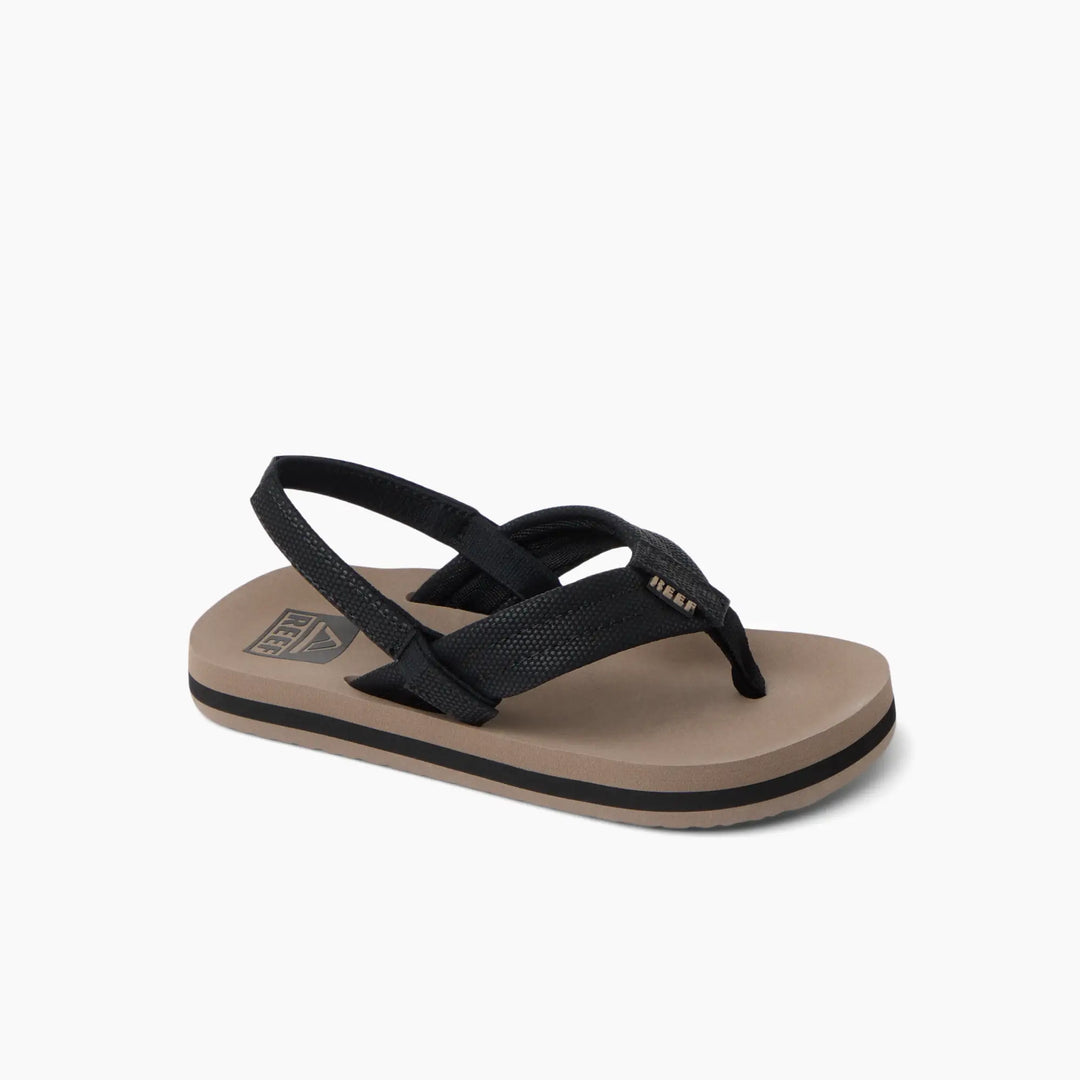 Reef Little Ahi Black Tan 2