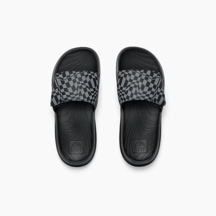 Reef Kids Salty Slide Black Swell Checker thumbnail
