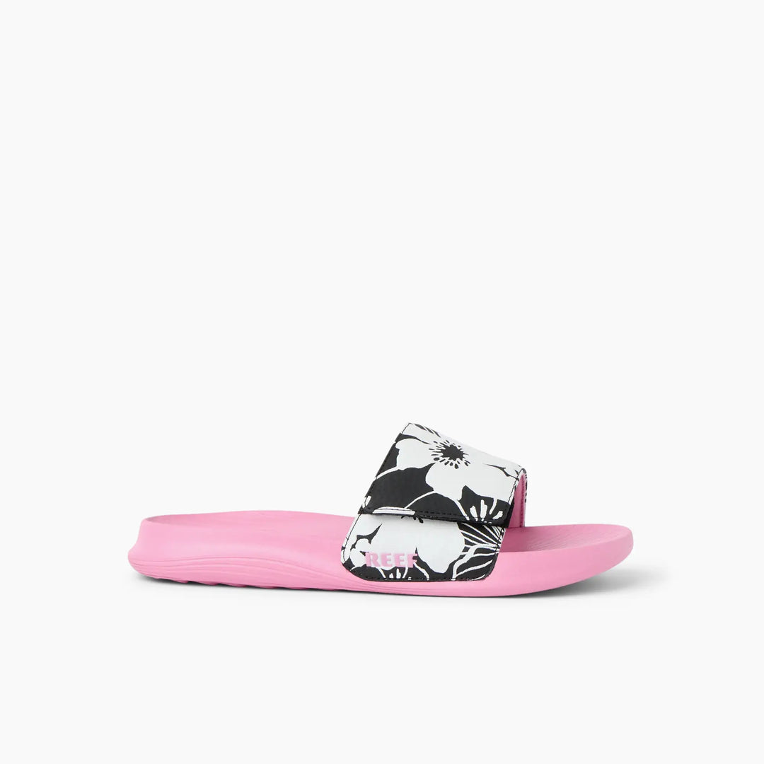 Reef Kids Salty Slide Black Pink 1
