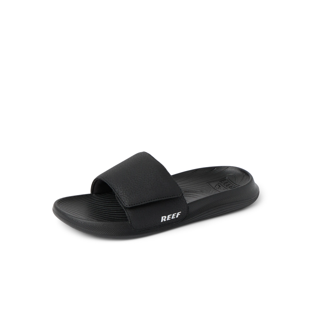 Reef Kids Salty Slide Black White 3