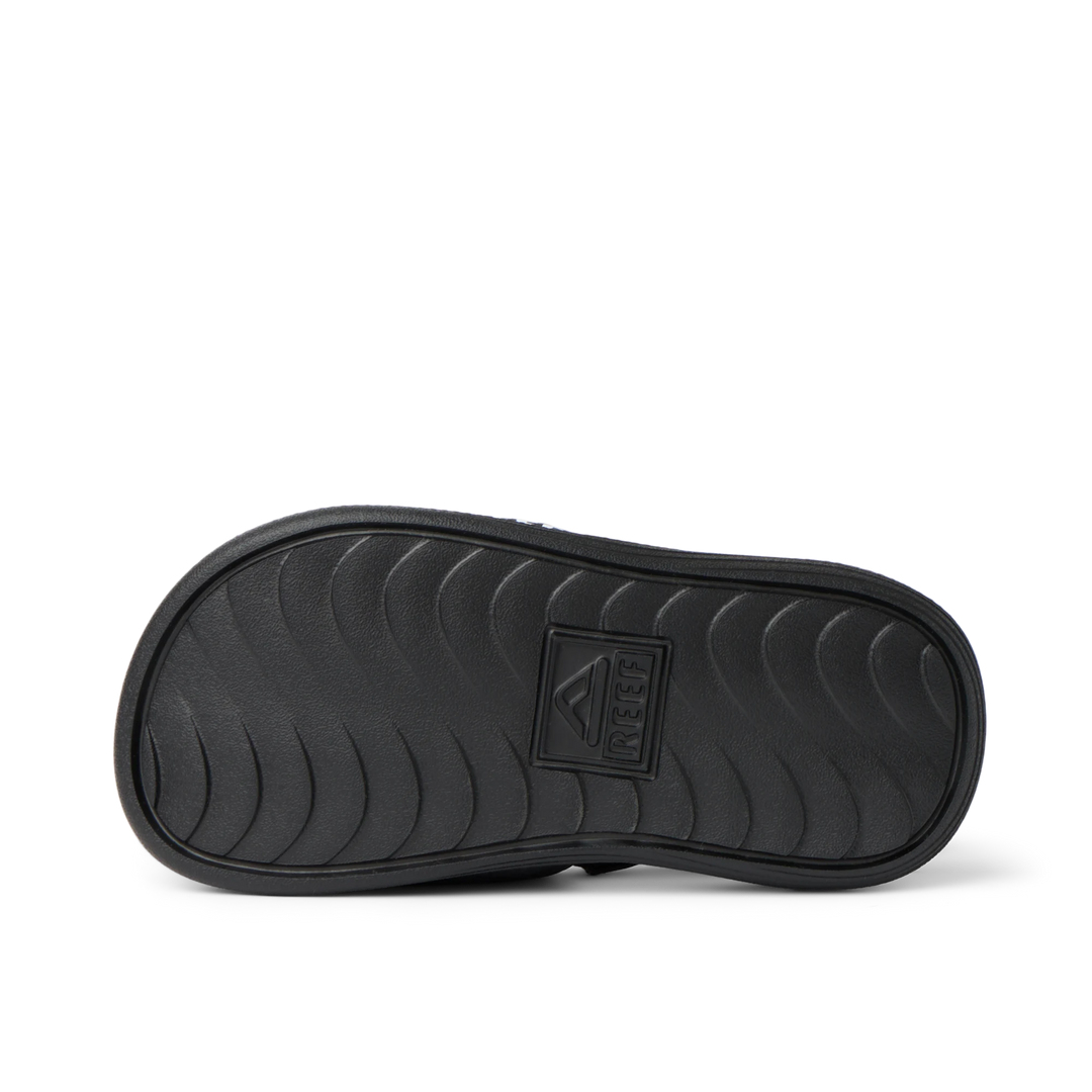 Reef Kids Salty Slide Black White 4