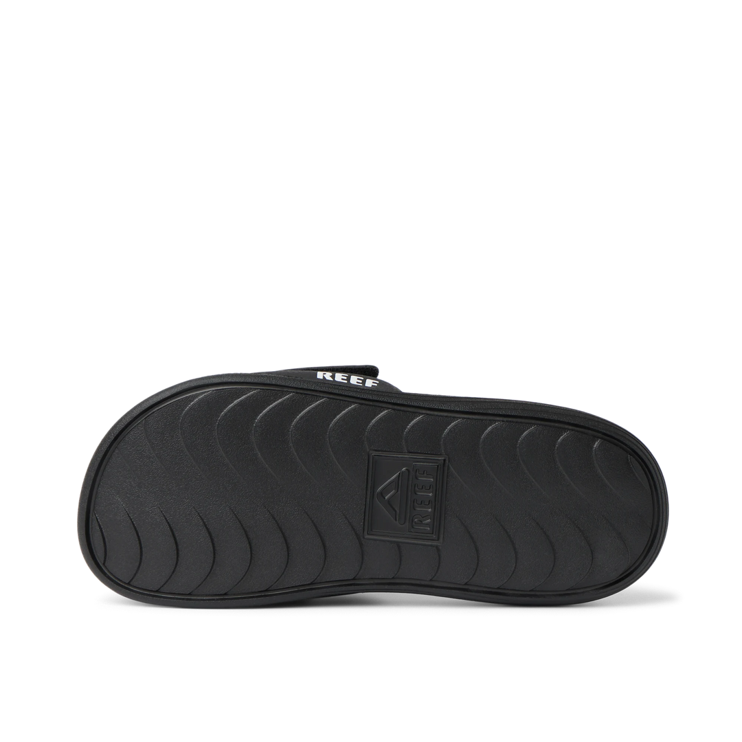 Reef Little Salty Slide Black White 4