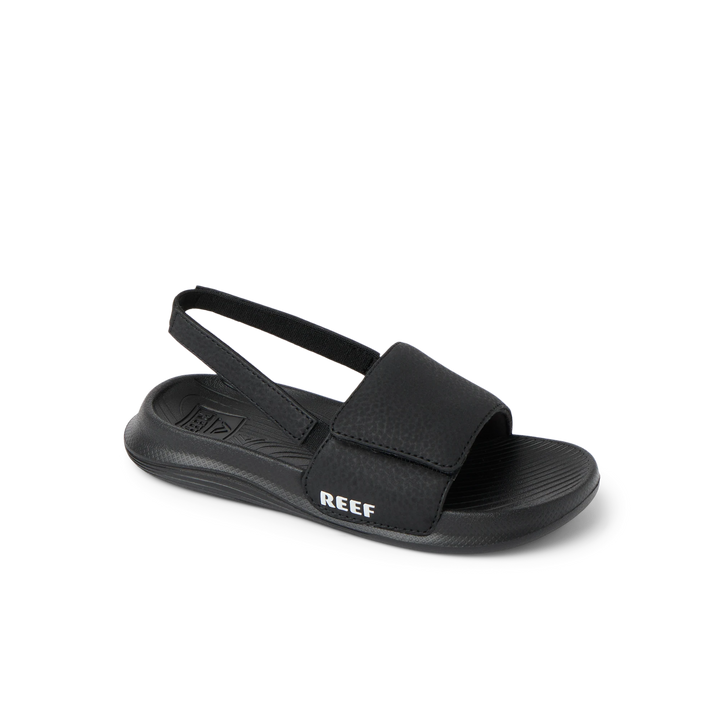 Reef Little Salty Slide Black White thumbnail 2