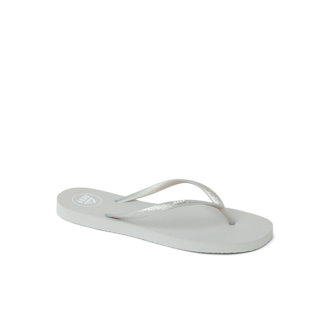 Reef Seaside Square Toe Silver Metallic 2