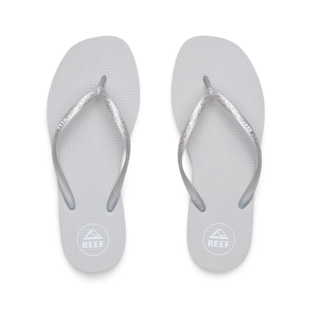 Reef Seaside Square Toe Silver Metallic 1