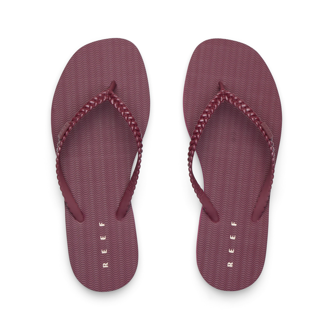 Reef Seaside Twist Square Toe Cabernet Crush 1
