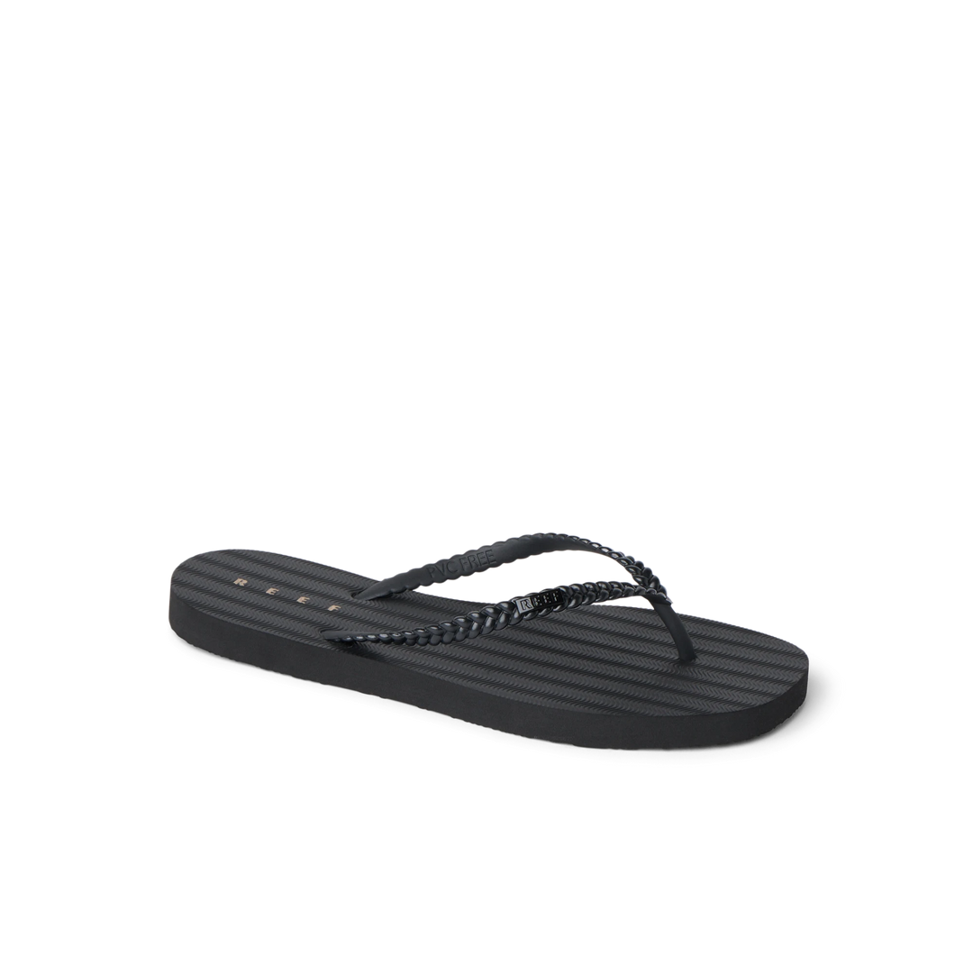 Reef Seaside Twist Square Toe Black 2