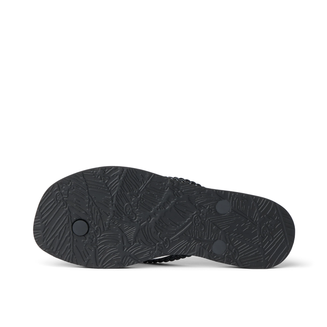 Reef Seaside Twist Square Toe Black 4