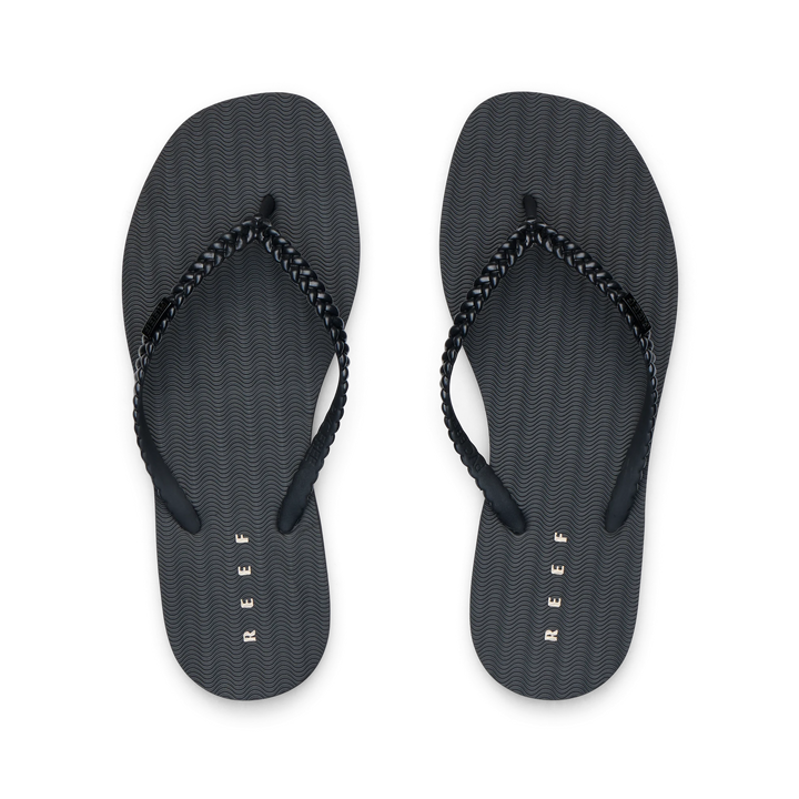Reef Seaside Twist Square Toe Black thumbnail 1