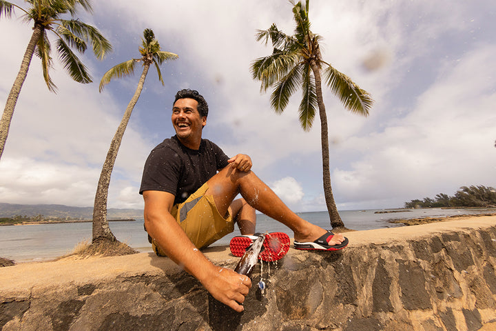 Reef Fanning Pregame Black Red thumbnail 1