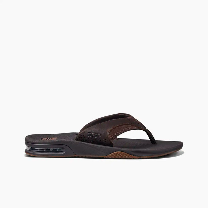 Reef Leather Fanning Dark Brown thumbnail