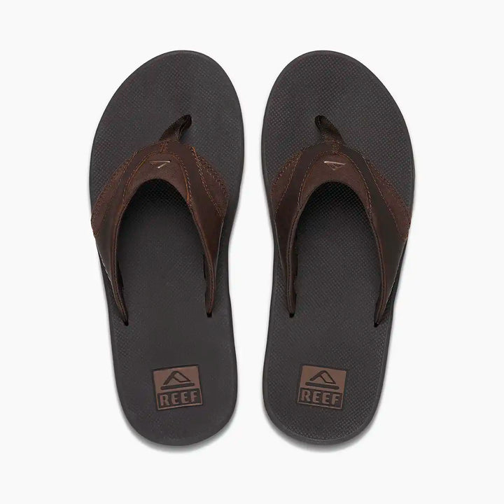 Reef Leather Fanning Dark Brown thumbnail 1