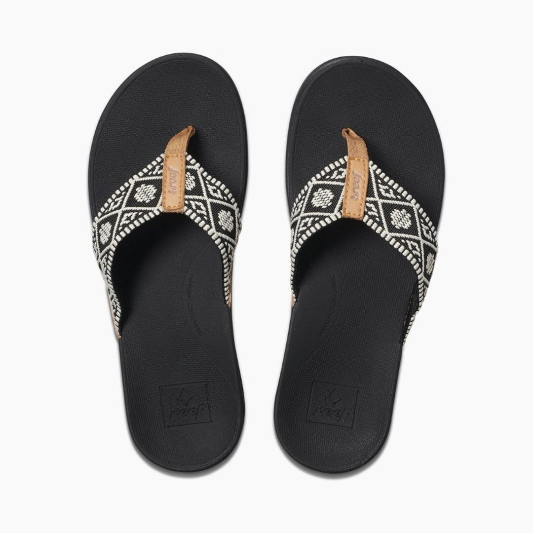 Reef Ortho Woven Black White 1
