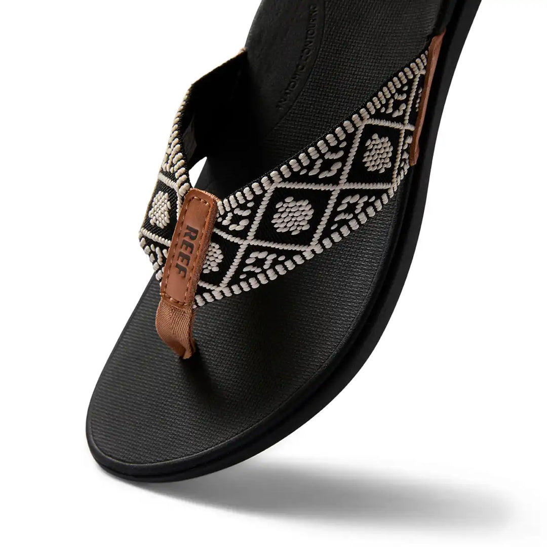 Reef Ortho Woven Black White 3
