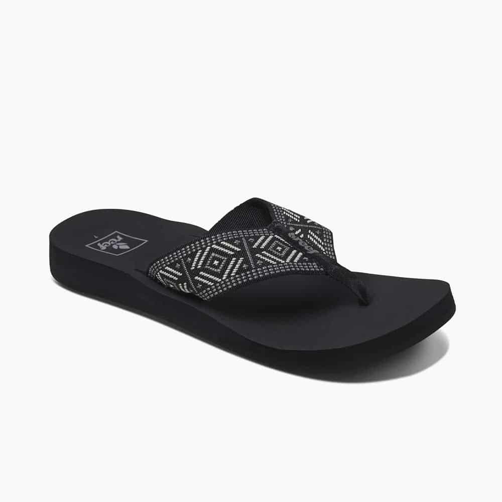 Reef Spring Woven Black White 1