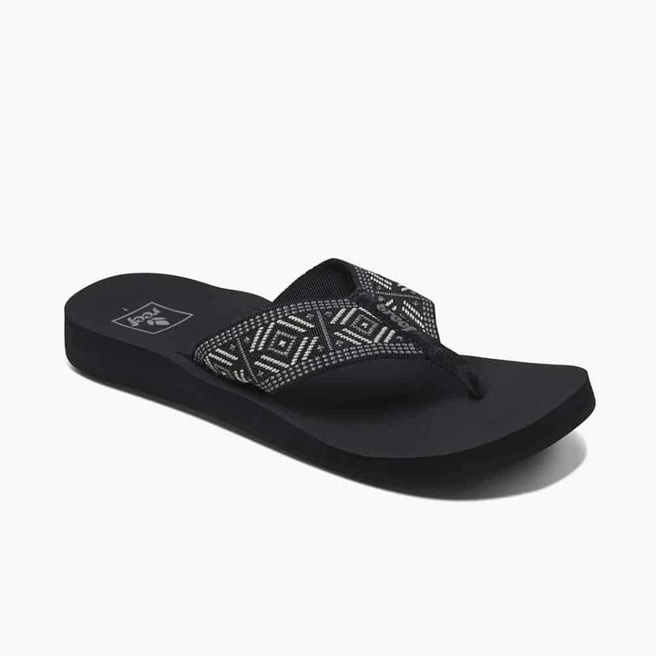 Reef Spring Woven Black White thumbnail 1
