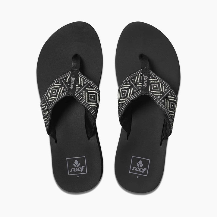 Reef Spring Woven Black White thumbnail 2