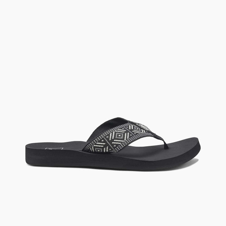 Reef Spring Woven Black White thumbnail