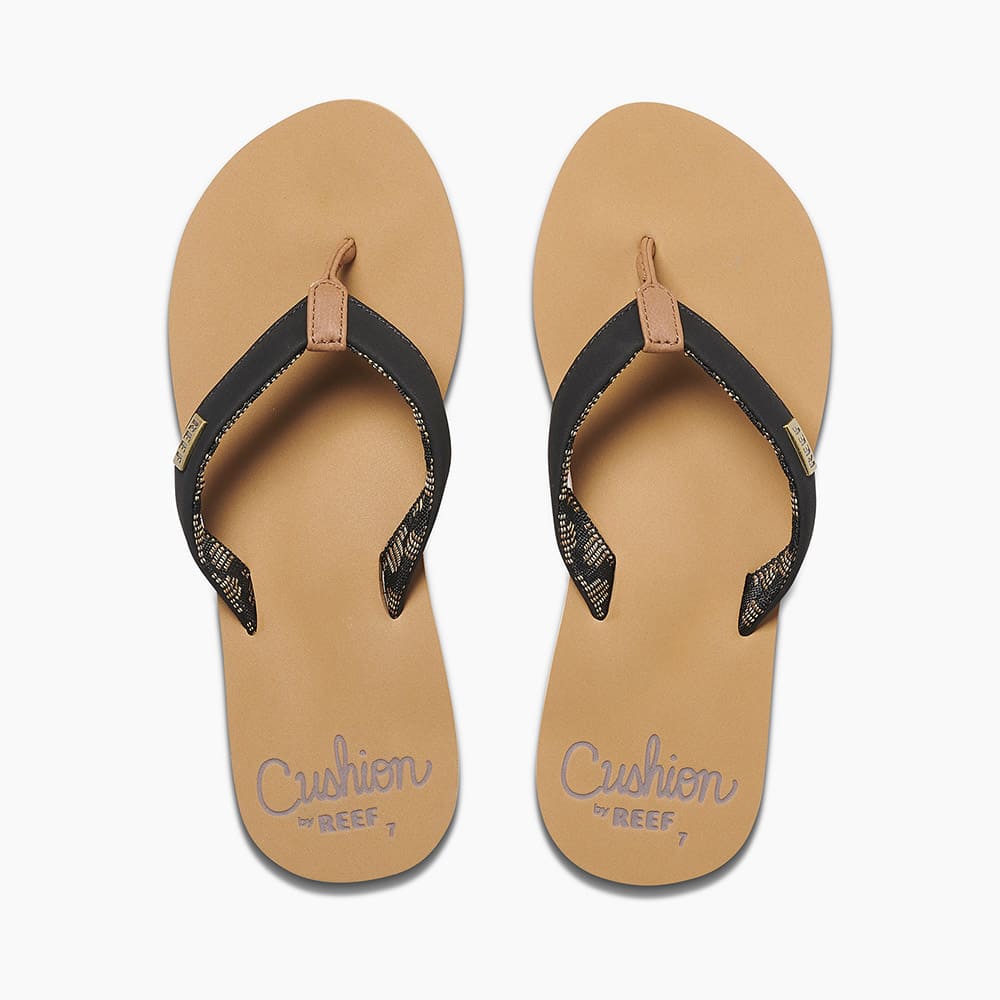 Reef Cushion Sands Black Tan 2